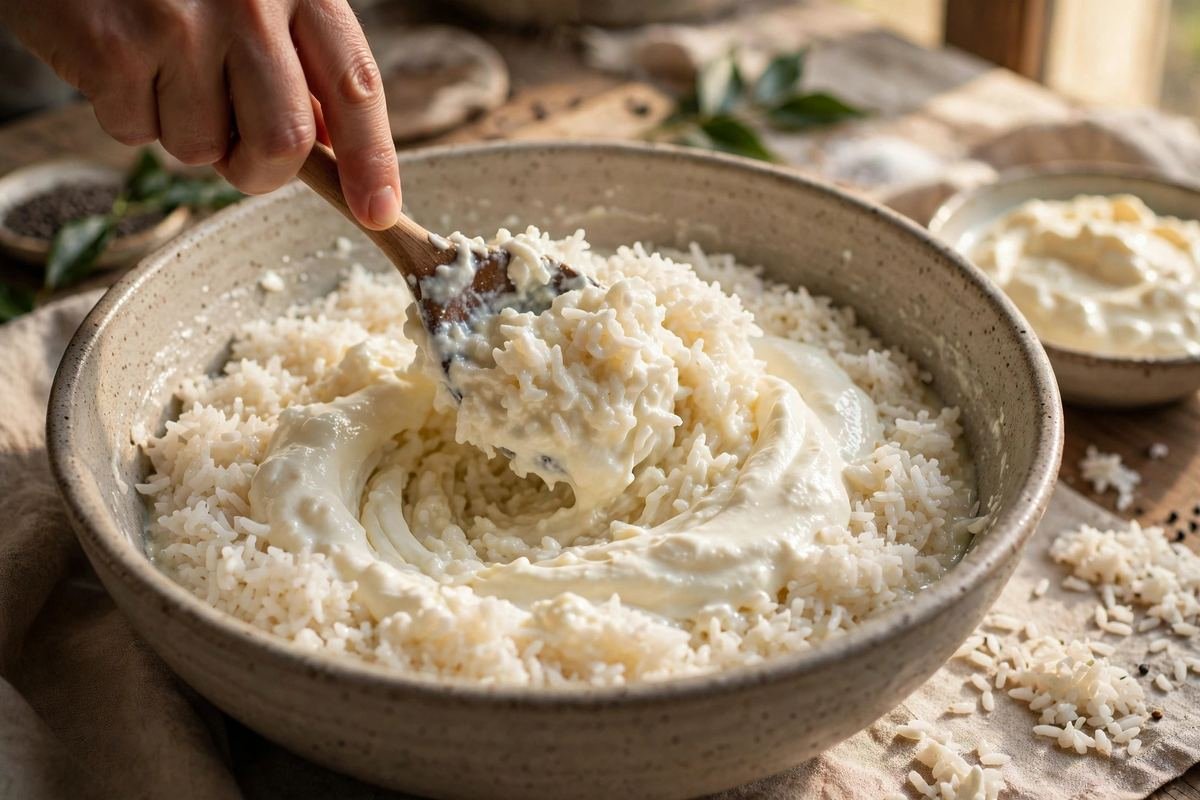 Curd Rice Recipe — Creamy & Comforting — step photo