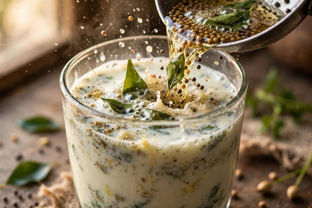 Masala Chaas Recipe — Cooling Spiced Buttermilk, Restaurant Style — cooking photo