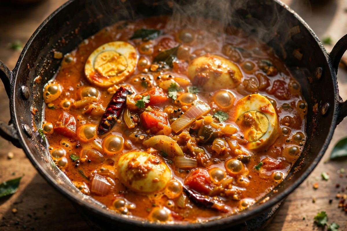 Dhaba-Style Egg Curry Recipe — Spicy & Rustic — cooking photo
