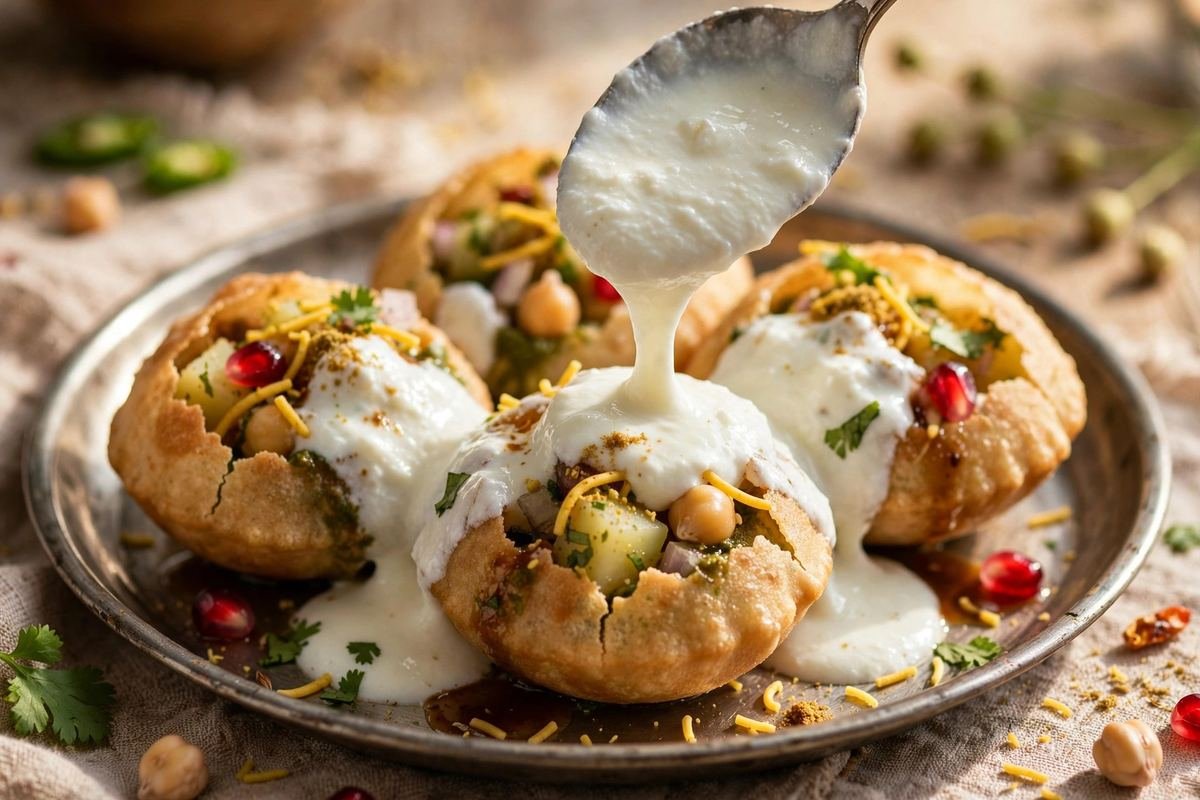 Dahi Puri — Mumbai's Creamiest Chaat in a Crispy Shell — cooking photo