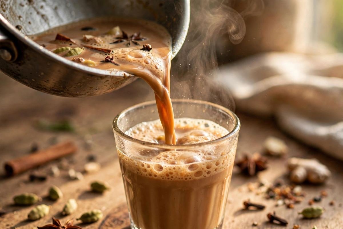 Authentic Masala Chai Recipe — Spiced Indian Milk Tea — cooking photo