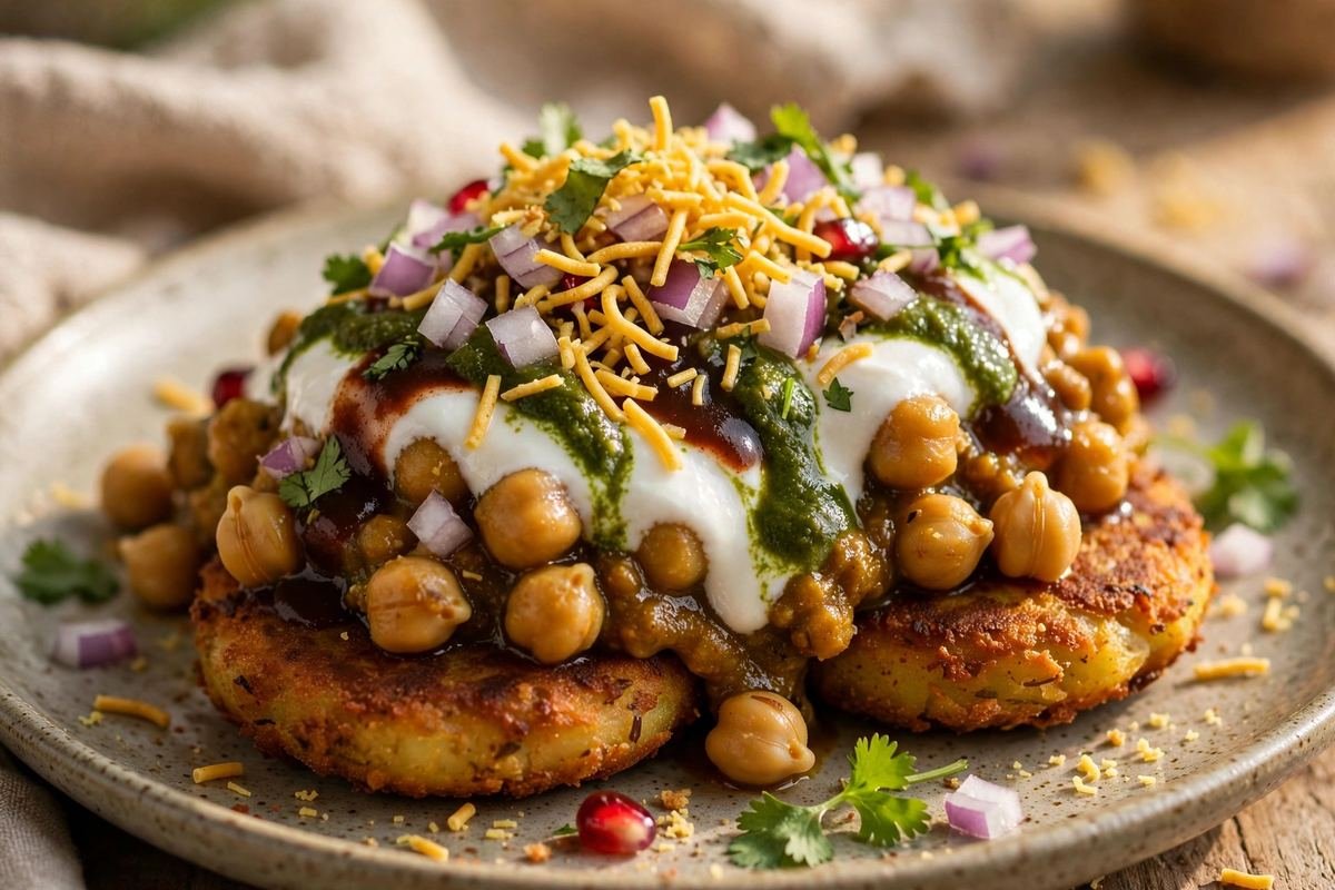 Aloo Tikki — Crisp Golden Potato Patties, Street-Style — cooking photo