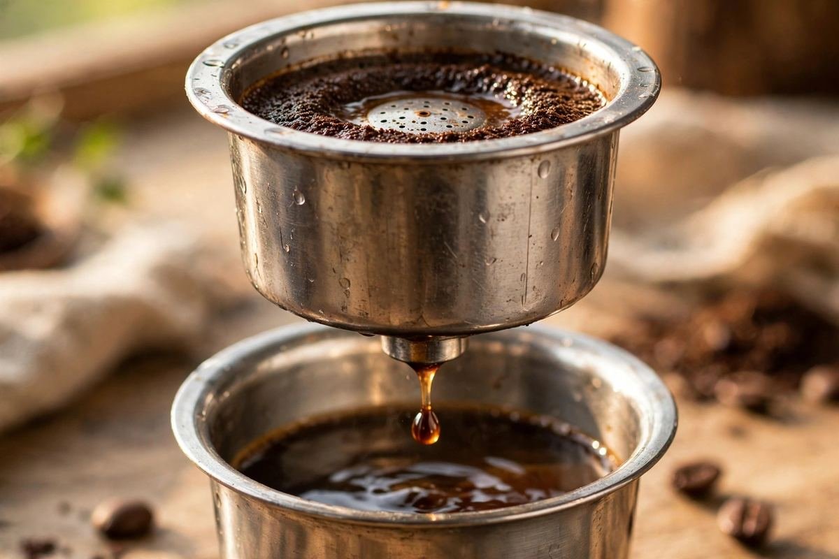 Authentic South Indian Filter Coffee Recipe — Strong, Sweet & Frothy — step photo