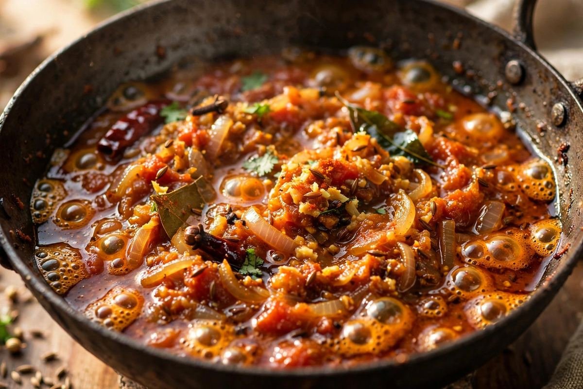 Mushroom Masala — Quick Weeknight Curry — cooking photo