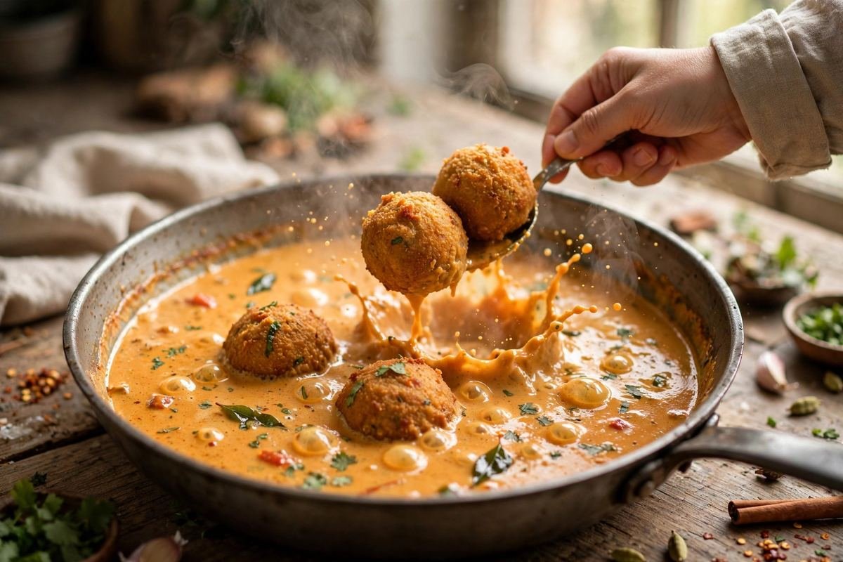 Malai Kofta — Creamy Royal Curry — cooking photo