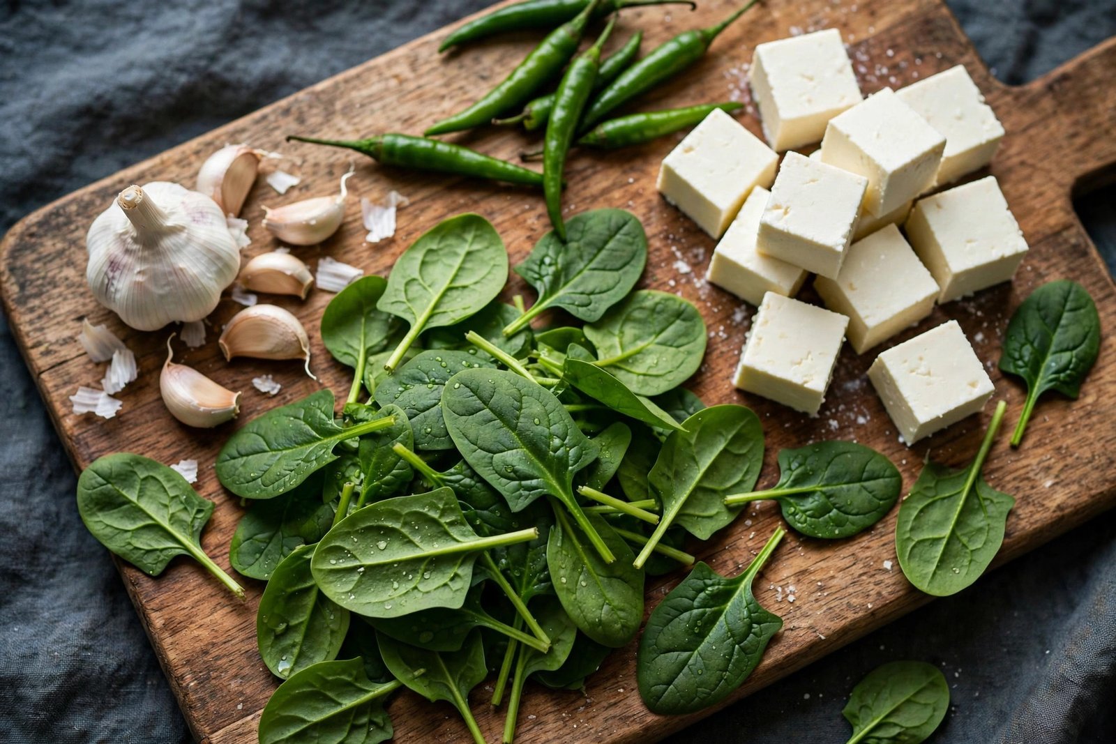 Creamy Restaurant-Style Palak Paneer Recipe — step photo